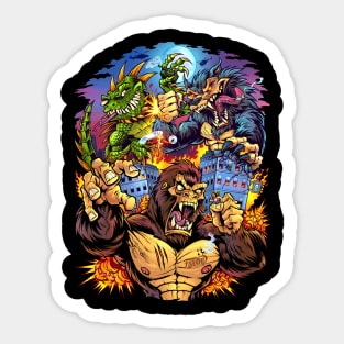 Rampage Arcade Tribute Sticker